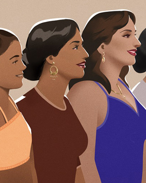Ilustracin mujeres gitanas